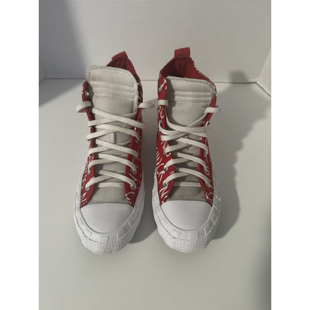 Converse "Not a Chuck" Unisex High Top Sneakers Red/White SIZE 6